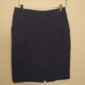 5 for $20! Navy Blue Skirt with pockets